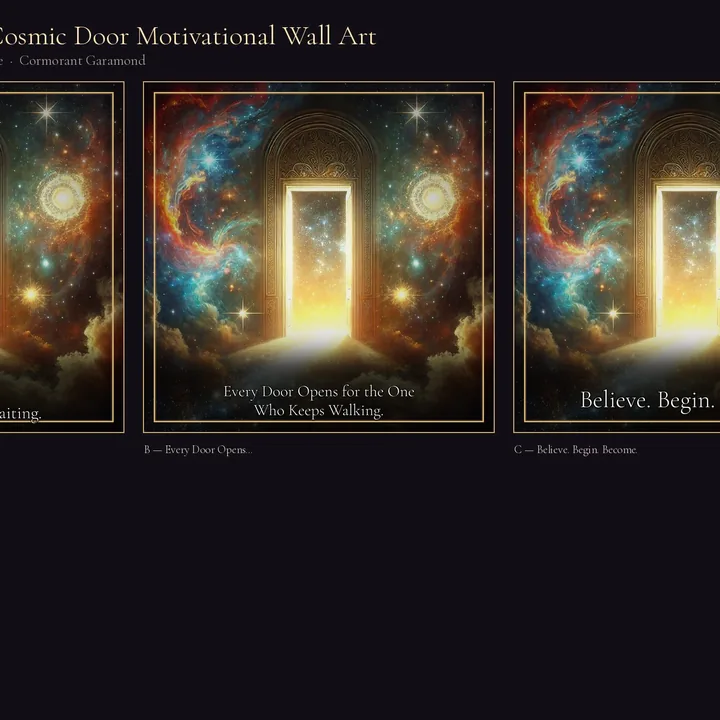 Cosmic Door Wall Art cover