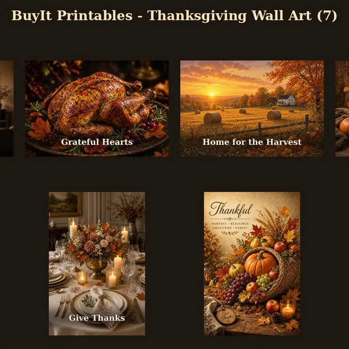 Thanksgiving Wall Art cover